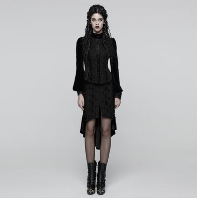 Rose Lace Skirt WQ-876 [BLACK]