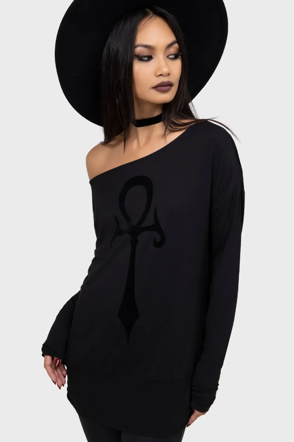 Satanic Omen Long Sleeve Top