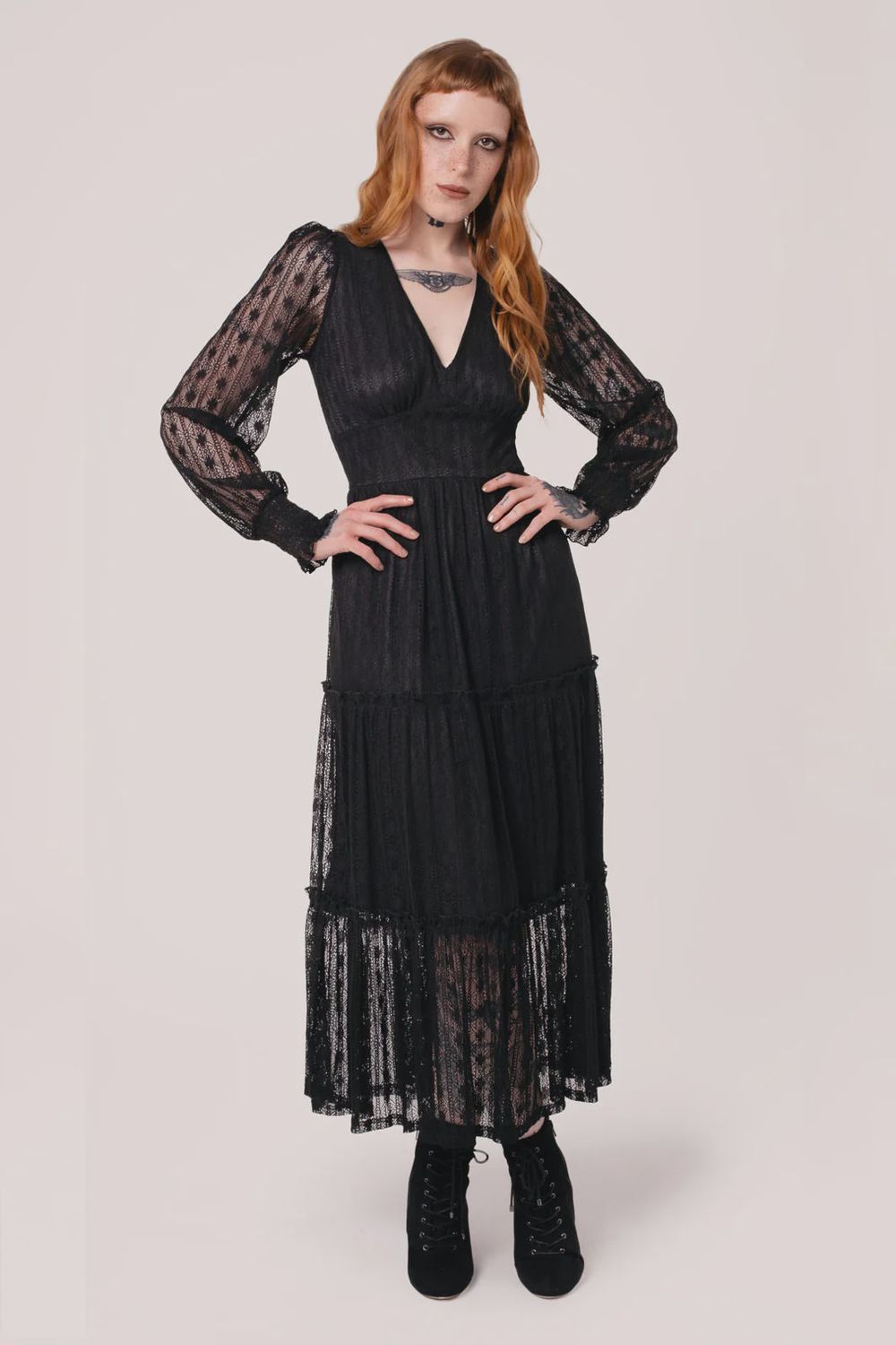 Rhianne Dress [BLACK] [PLUS]