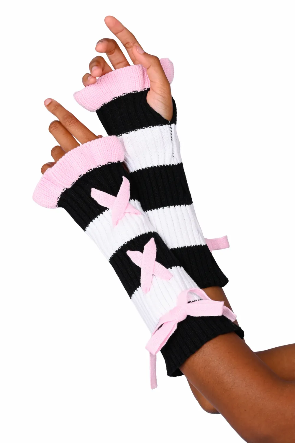 Bittersweet Stripe Arm Warmers