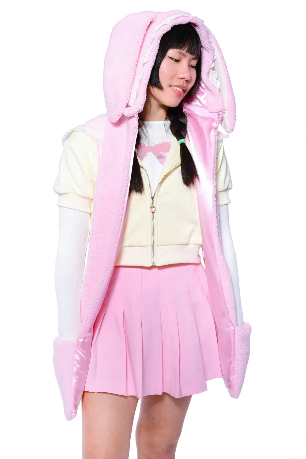 2-Way Bunny Hooded Scarf
