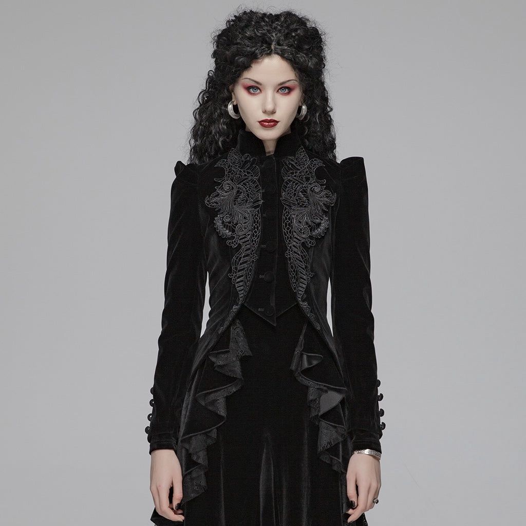 Redingote WY-1045 [NOIR] [PLUS]