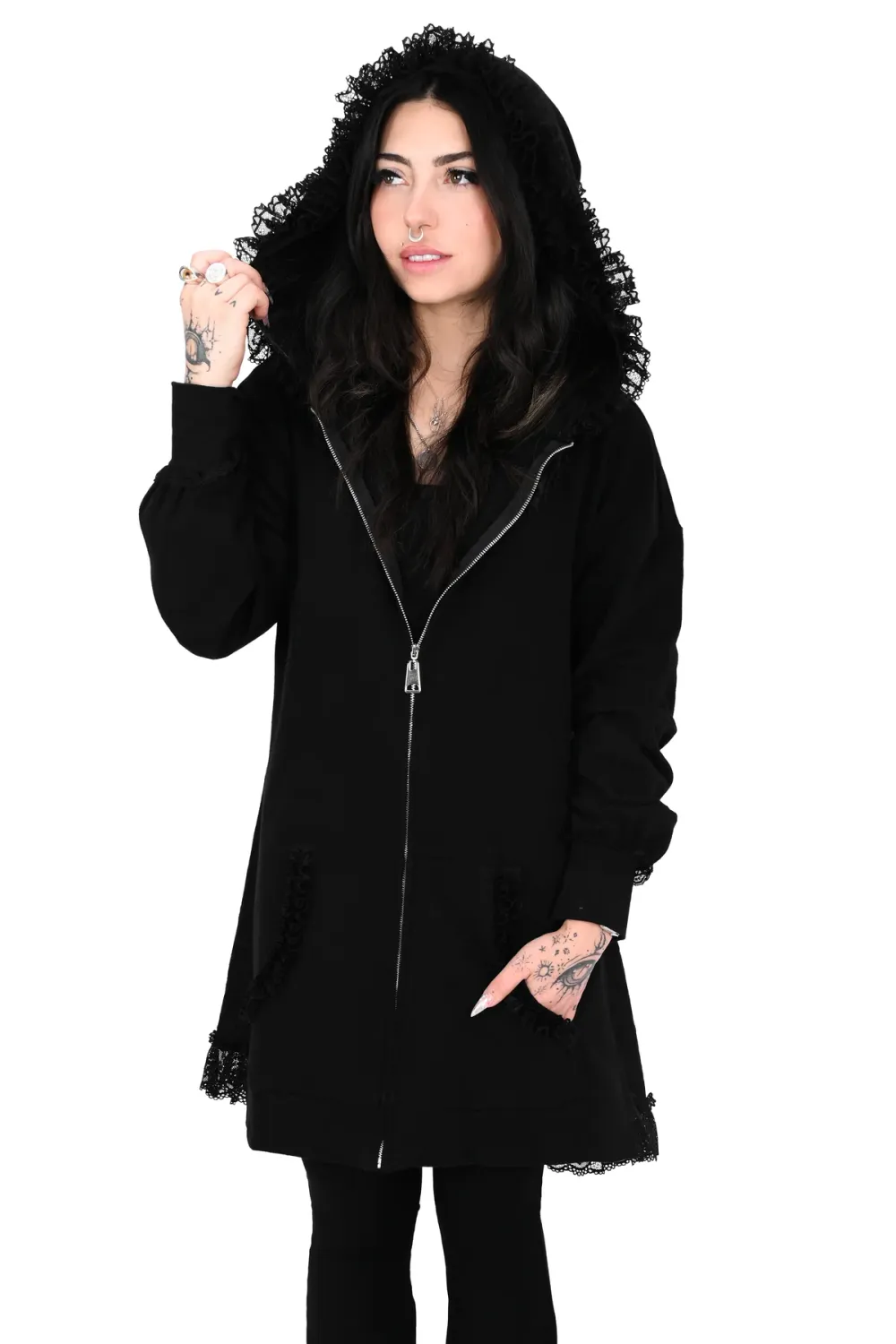 Lucy Ruffle Hoodie