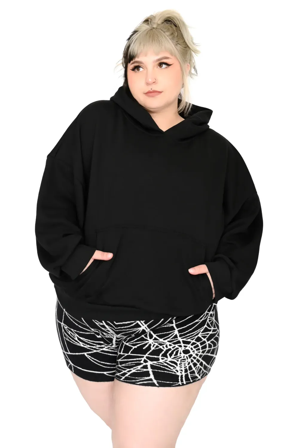 Oversized Crop Hoodie [PLUS]