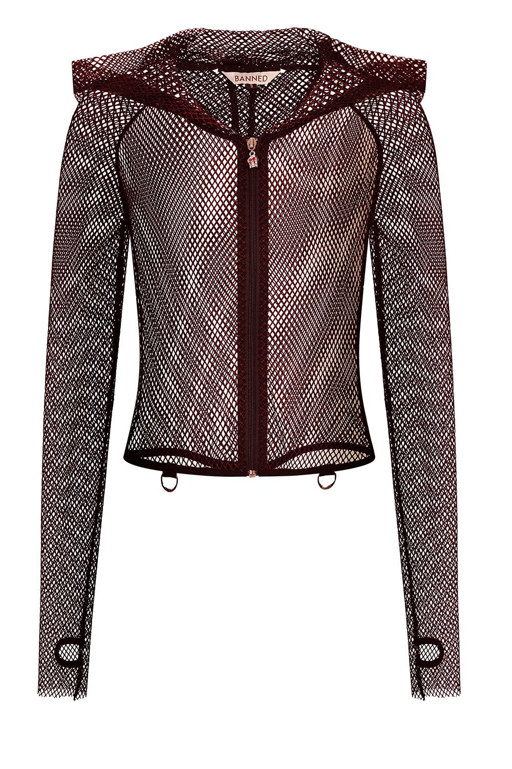Liora Fishnet Hoodie [HD59091]