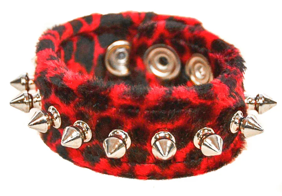 Leopard Studs Bracelet BC203L [RED]