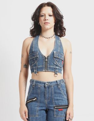 Power Denim Top [DS4965]