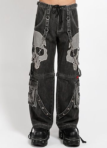 Skull Scare Denim Pants [JM7726M]
