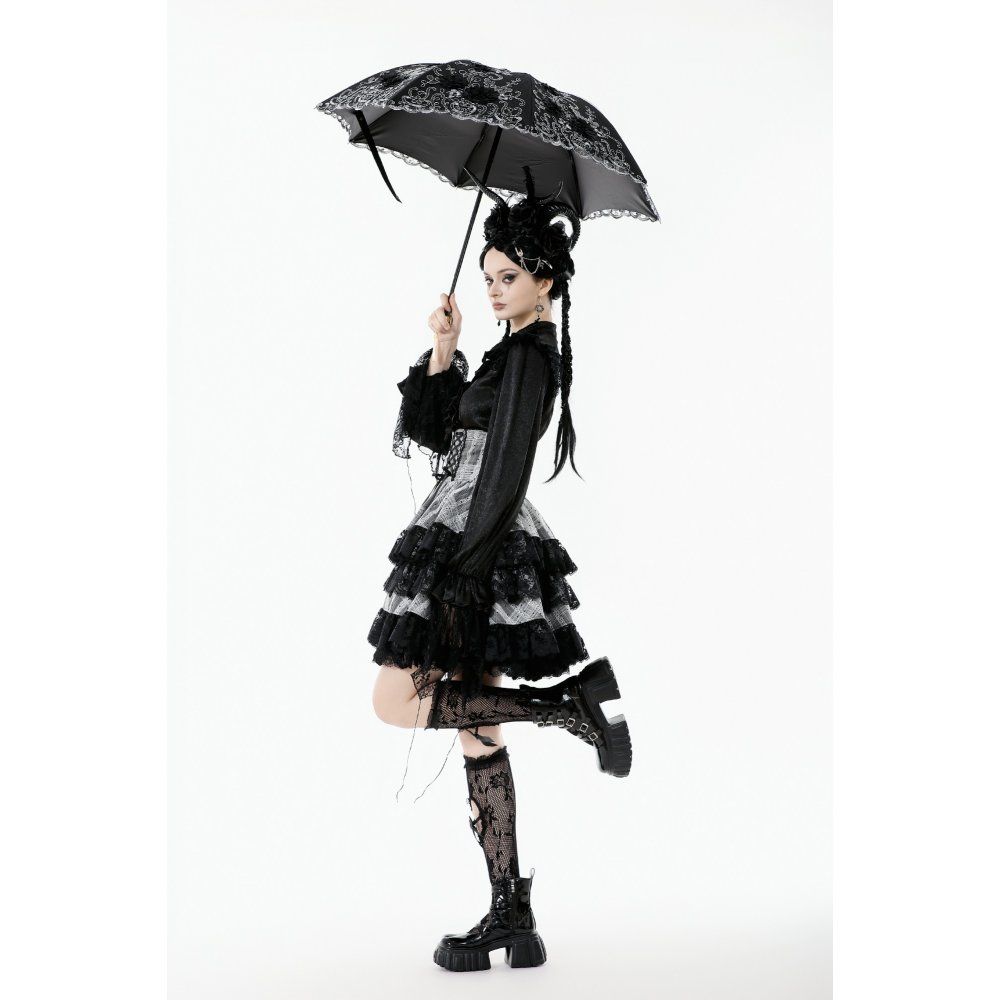 Double-Layer Embroidered Parasol AUM015