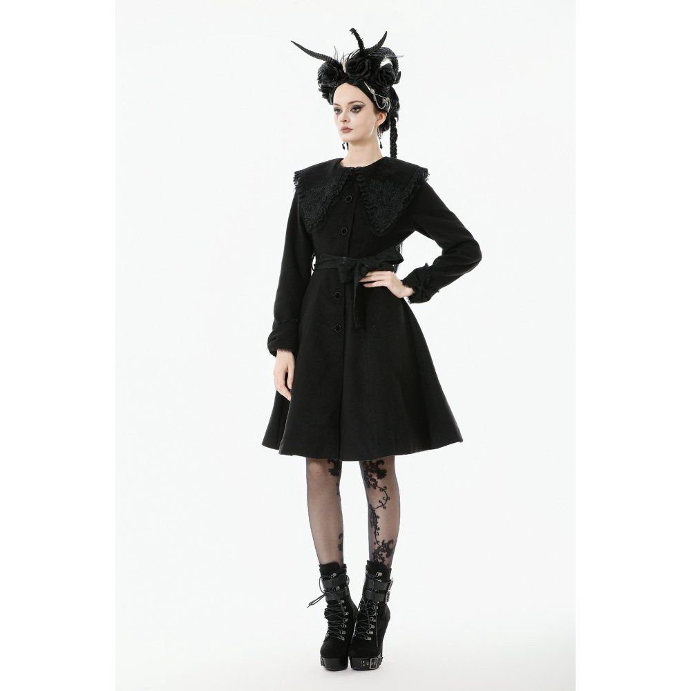 Bowknot Embroidered Coat JW292