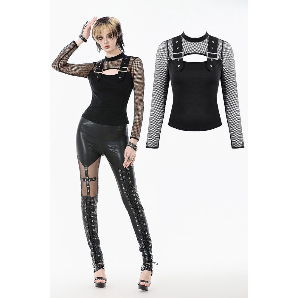 Top With Fishnet TW655