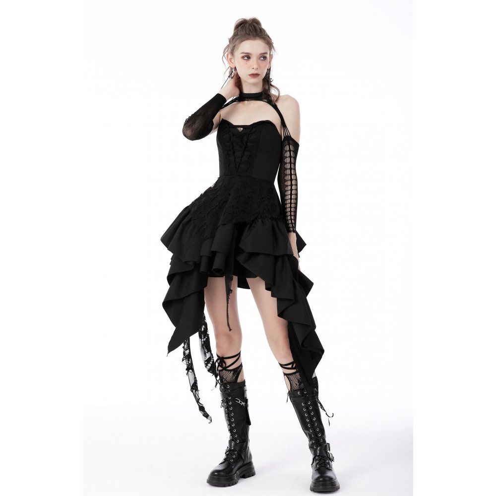 Irregular Ragged Dress DW672