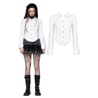 Blouse with Frills IW103WH