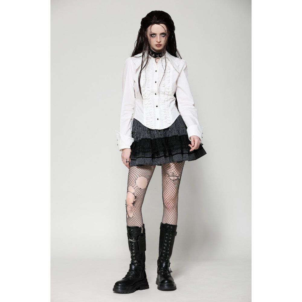 Blouse with Frills IW103WH