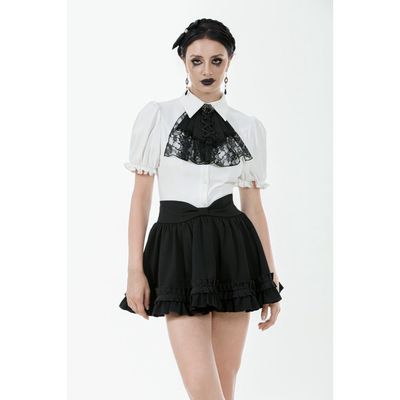 Blouse with Lace Cravate IW129