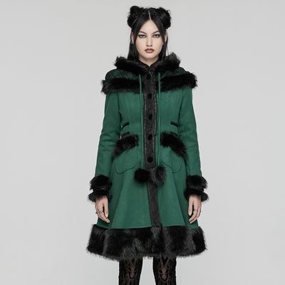 Manteau automne / hiver LY-045 [VERT]