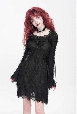 Robe avec Dentelle Florale SKT24501