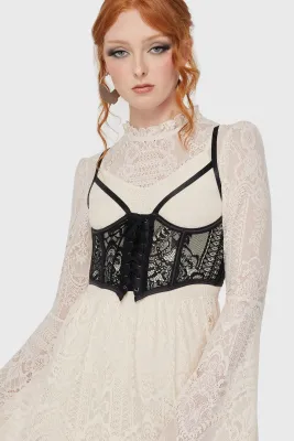 Arden Lace Basque [BLACK]