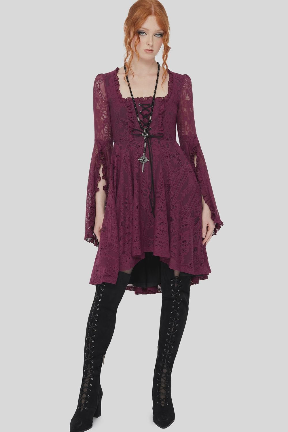 Killing Kisses Lace Maiden Dress