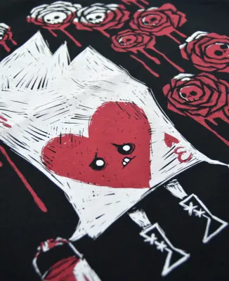 Painting Roses With Blood Men's T-Shirt