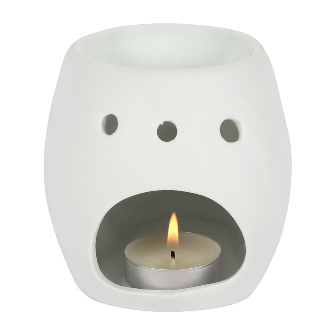 White Skull Oil Burner [OB_46230]