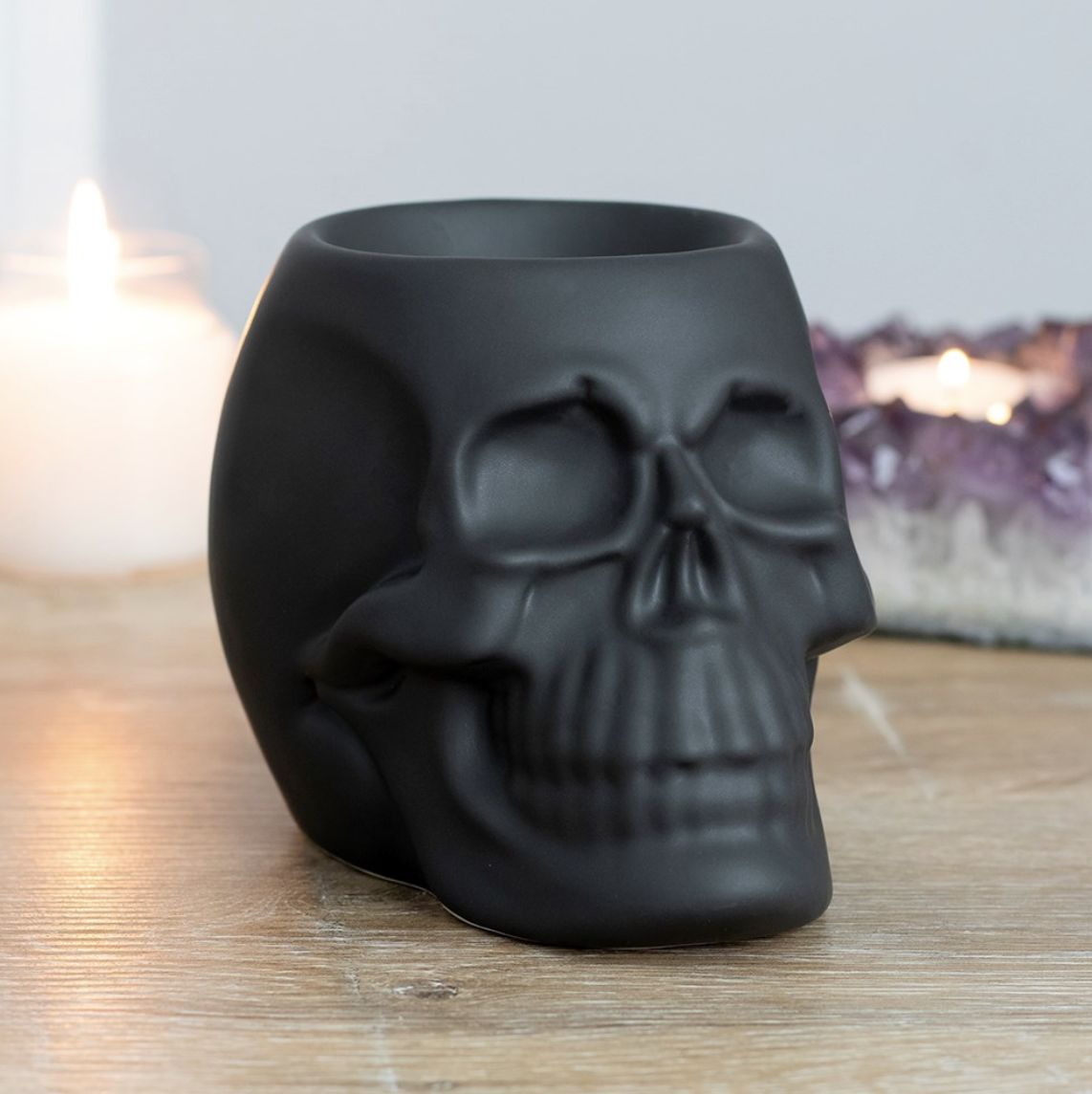 Black Skull Oil Burner [OB_46330]