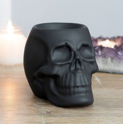 Black Skull Oil Burner [OB_46330]