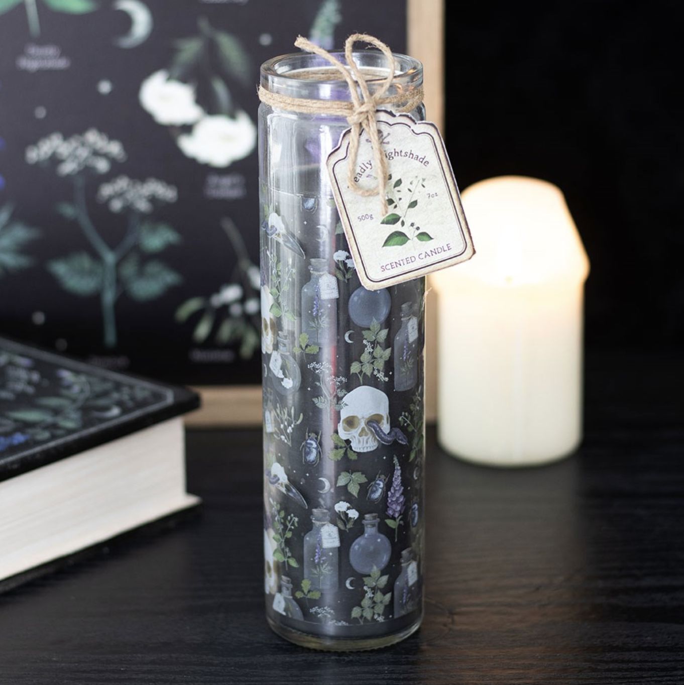 Poisonous Plants Deadly Nightshade Candle [VE_04026]