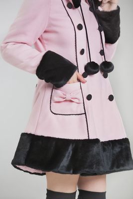 Sarah Jane Winter Coat [PASTEL PINK]