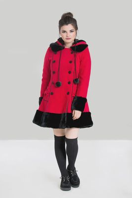 Sarah Jane Winter Coat [RED] [PLUS]