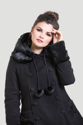 Sarah Jane Winter Coat [BLACK] [PLUS]