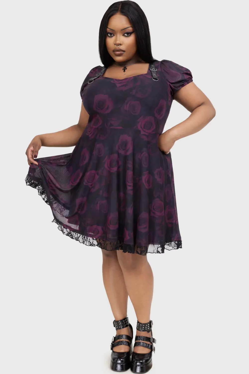 Ebonrose Mini Dress [PLUS]