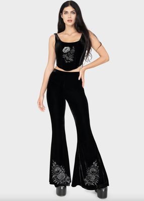 Pantalons A Devil's Rose [NOIR]