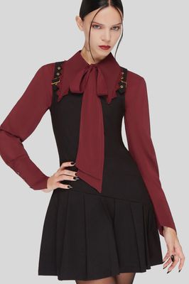 Inked Noir Mini Dress [PLUS]