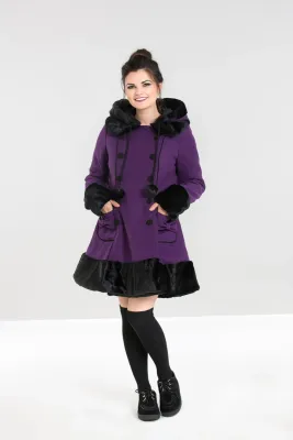 Sarah Jane Winter Coat [PURPLE] [PLUS]