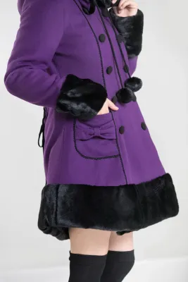 Sarah Jane Winter Coat [PURPLE] [PLUS]