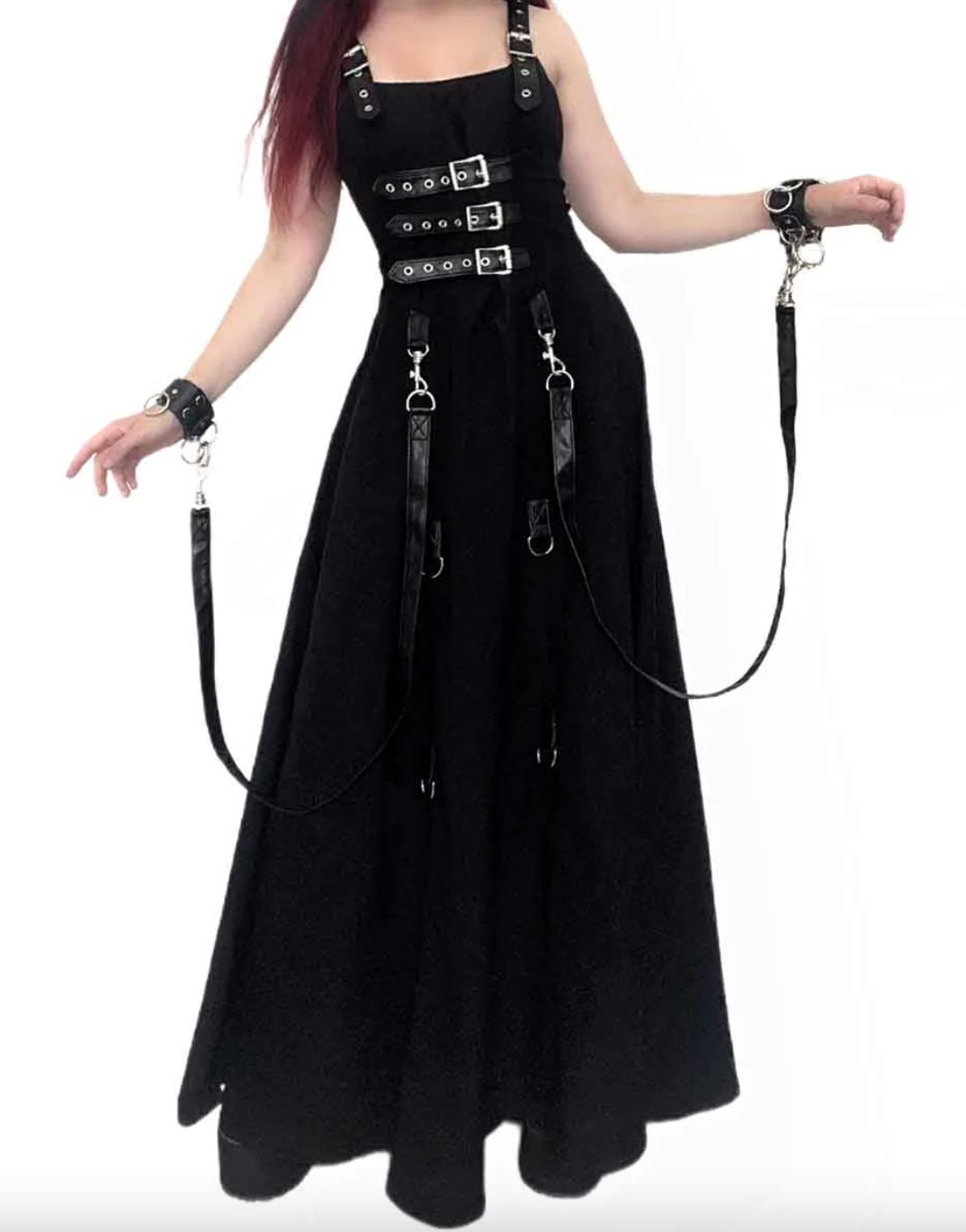 Black Industry Ball Gown [LS-186]
