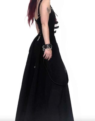 Black Industry Ball Gown [LS-186]