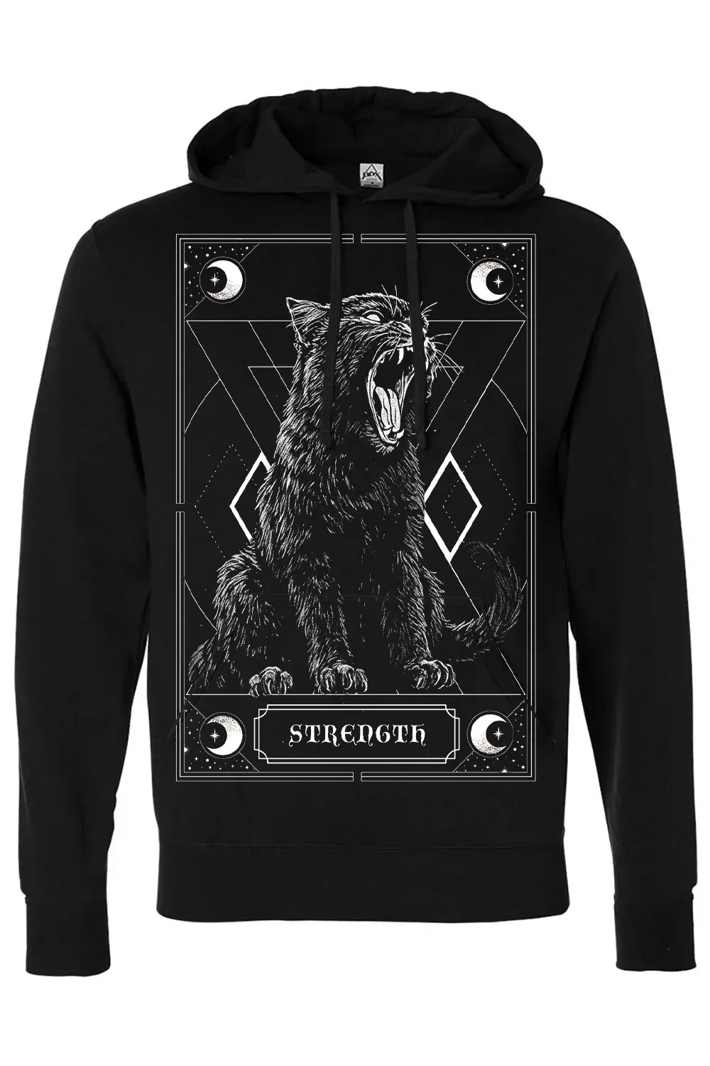 Strength Kitty Tarot Unisex Hoodie