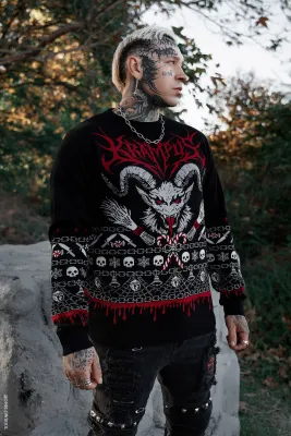 Krampusnacht Knit Xmas Unisex Sweater