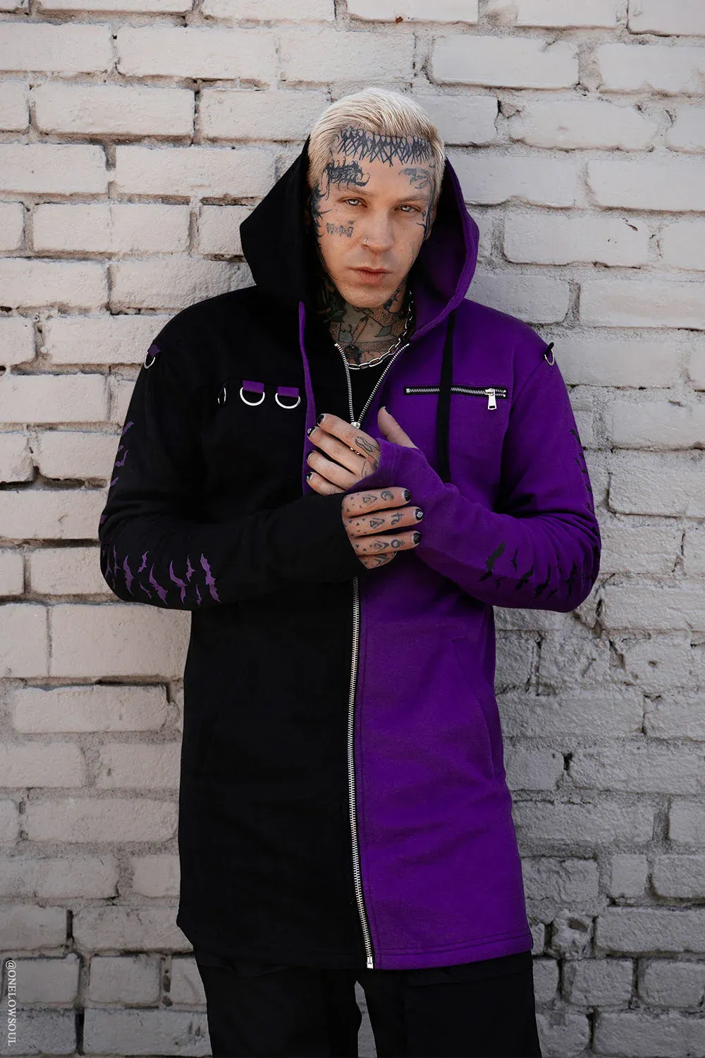 Split Mage Unisex Hoodie [VIOLET]