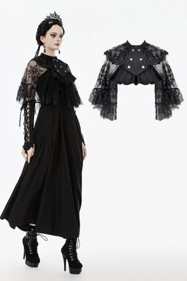 Short lace Cape BW167 [PLUS]