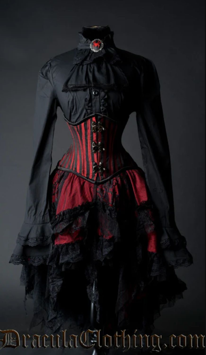Ruffle Red Dress