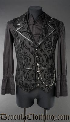 Spiked Brocade Tailcoat