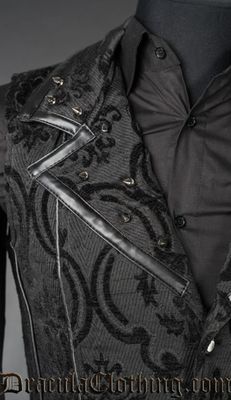 Spiked Brocade Tailcoat