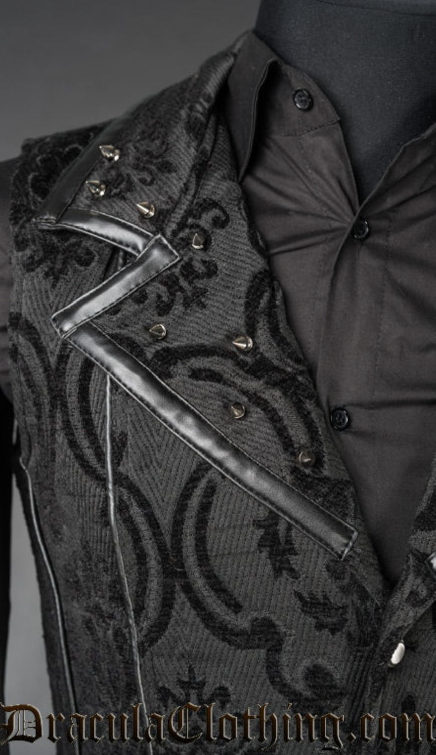 Spiked Brocade Tailcoat
