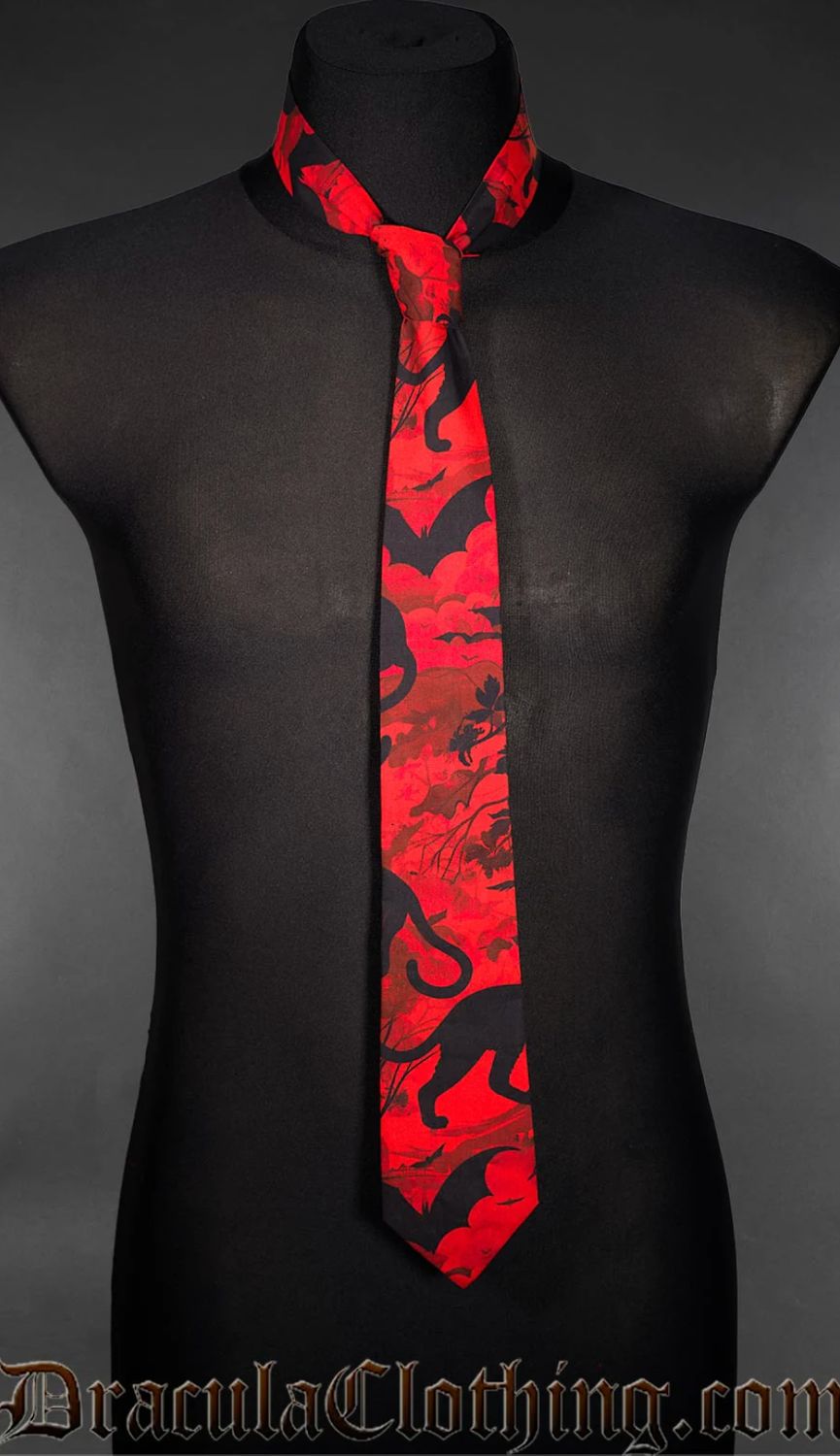 Bats &amp; Cats Tie