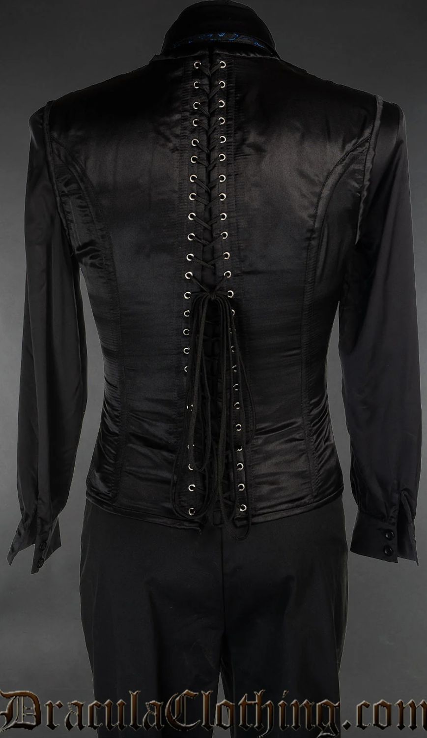 V-Shaper Satin Noir Men's Corset