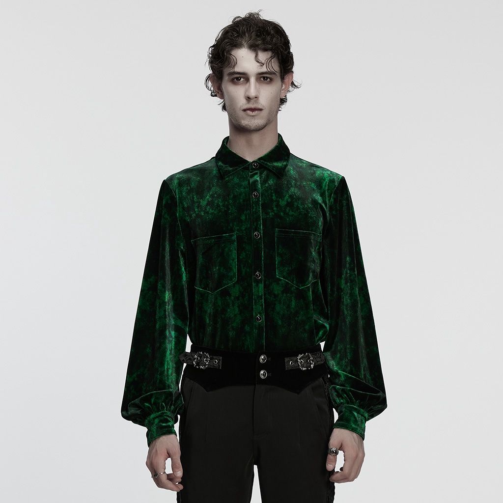 Shirt WY-1864 [GREEN] [PLUS]