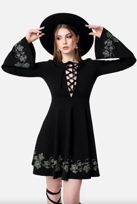 Tangled Vines Mini Dress [PLUS]